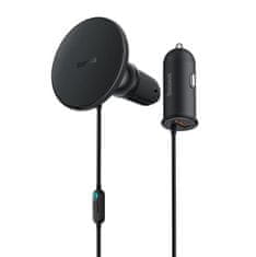 Nobrand CW01 avto magnetni nosilec s polnilcem (15W MagSafe + USB-C 25W)