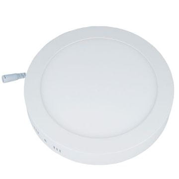 ELMARK LED panel 18W 175mm 3000K - nadometni, bel, okrogel