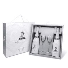 Codorniu Peneče vino 2x Cava Anna + 2 kozarca + GB 0,75 l
