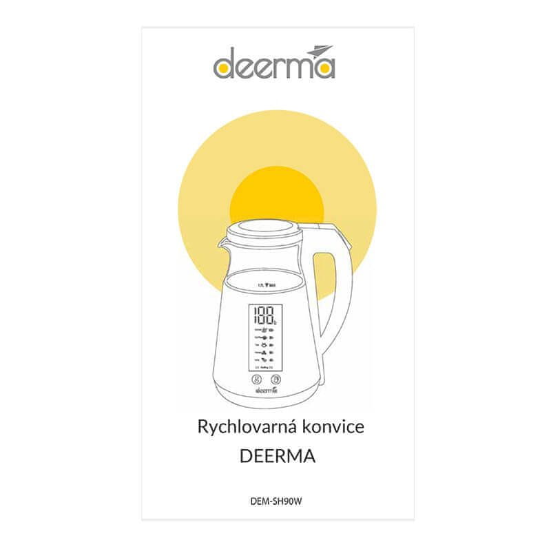 Deerma Amway Kettle Deerma Vannkoker SH90W Svart 1700 W Billig