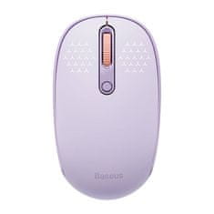 BASEUS Brezžična miška F01B Tri-mode 2.4G BT 5.0 1600 DPI (vijolična)