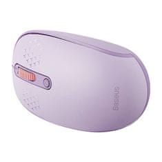BASEUS Brezžična miška F01B Tri-mode 2.4G BT 5.0 1600 DPI (vijolična)