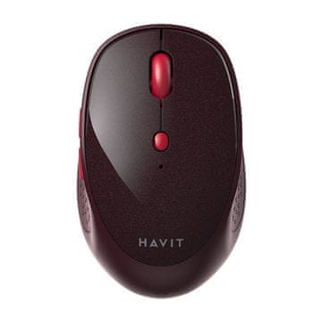 Havit Brezžična miška MS76GT plus (rdeča)