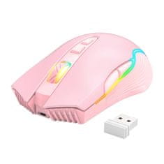 Onikuma CW905 Pink 2.4G brezžična igralna miška