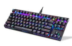 Motospeed Mehanska igralna tipkovnica CK101 RGB (črna)