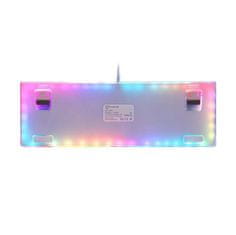 Motospeed Mehanska gaming tipkovnica K87S RGB (bela)