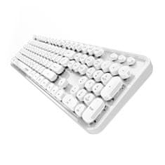 MOFII Komplet brezžične tipkovnice in miške Sweet 2.4G (bela)