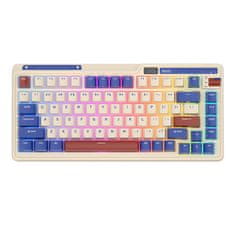 Royal Kludge Brezžična mehanska tipkovnica KZZI K75 pro RGB, Moment Switch (retro modra)