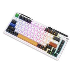 Royal Kludge Brezžična mehanska tipkovnica KZZI K75 pro RGB, Eternity Switch (črno-bela)