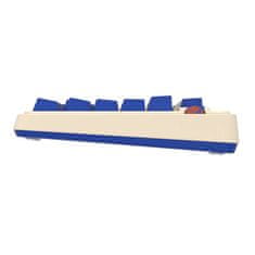 Royal Kludge Brezžična mehanska tipkovnica KZZI K75 pro RGB, Moment Switch (retro modra)