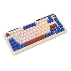 Royal Kludge Brezžična mehanska tipkovnica KZZI K75 pro RGB, Moment Switch (retro modra)