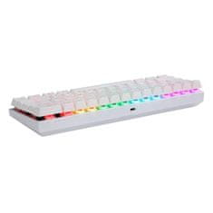 Motospeed Brezžična mehanska tipkovnica SK62 White (rdeče stikalo)