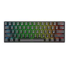 Royal Kludge Mehanska tipkovnica RK61 RGB, rjavo stikalo (črna)