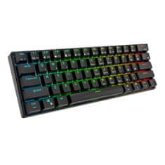 Royal Kludge Mehanska tipkovnica RK61 RGB, rdeče stikalo (črna)