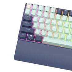 Royal Kludge Mehanska tipkovnica RK96 RGB, rjavo stikalo (modra)