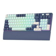 Royal Kludge Mehanska tipkovnica RK96 RGB, rjavo stikalo (modra)