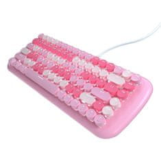 MOFII MOFII Candy M žična mehanska tipkovnica (roza)