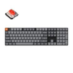 Keychron K5 Max RGB Red Switch Brezžična nizkoprofilna tipkovnica (črna) [K5M-H1].