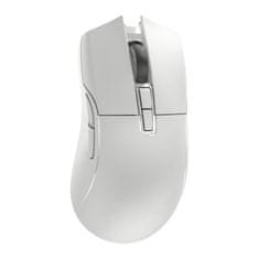 MojPlanet Brezžična gaming miška Darmoshark N3 (bela)