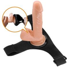 PRETTY LOVE Erotic Collection Pas Tom Strap-On Harness 20 cm