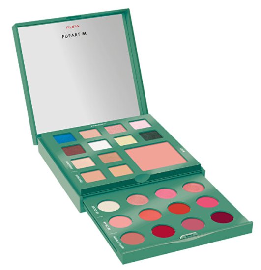 Pupa Pupart srednje zelena paleta za obraz 18,8 g