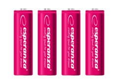 Esperanza  POLNILNE BATERIJE Ni-MH AA 2000MAH 4KOS. RDEČE