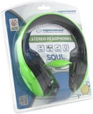 Esperanza EH138G Audio Soul slušalke zelene Esperanza