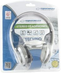 Esperanza EH145W Audio Techno slušalke bele Esperanza