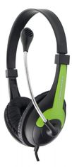 Esperanza EH158G Slušalke z mikrofonom Rooster green Esperanza