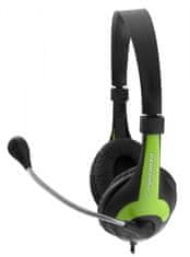 Esperanza EH158G Slušalke z mikrofonom Rooster green Esperanza