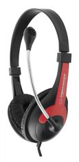Esperanza EH158R Slušalke z mikrofonom Rooster red Esperanza
