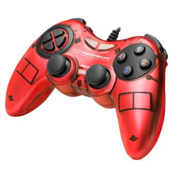 Esperanza  GAMEPAD PC USB FIGHTER RDEČA