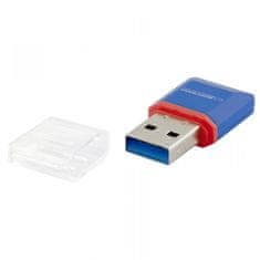 Esperanza EA134B Čitalnik kartic USB micro SD, modri Esperanza