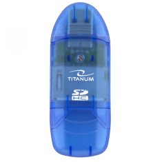 Titanum TA101B Bralnik kartic SDHC modri Titanum