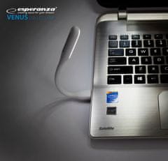 Esperanza EA147W USB svetilka LED za prenosni računalnik bela Esperanza