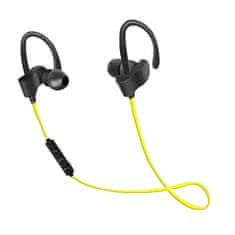 Esperanza EH188Y Esperanza bluetooth športne slušalke v ušesih črno-rumene barve