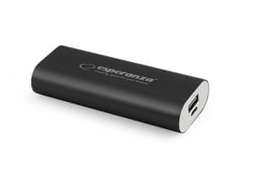 Esperanza EMP105K Esperanza power bank 4400mah hadron črna