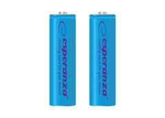 Esperanza  Polnilne baterije Ni-MH AA 2000 mAh, 2 kosa, modra