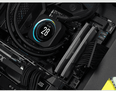 Corsair Vengeance pomnilnik, 2x 8 GB, DDR5, 5200 MHz, CL40, siv (CMK16GX5M2B5200Z40)
