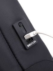 BESTLIFE CPLUS (BBC-3335R) 15,6" USB A/C črna, vodoodbojna tkanina torba za prenosnik