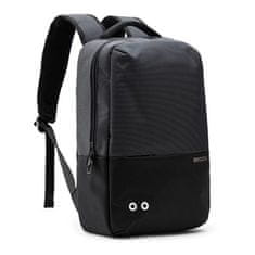 BESTLIFE Orion (BB-3515) siv ergonomski poslovni nahrbtnik z oblazinjenimi predali za tablico in prenosnik do 14,1″