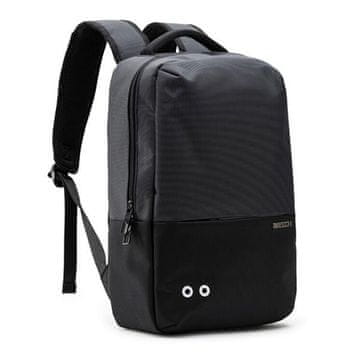 BESTLIFE Orion (BB-3515) siv ergonomski poslovni nahrbtnik z oblazinjenimi predali za tablico in prenosnik do 14,1″