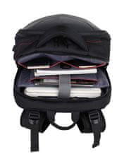 BESTLIFE Assailant (BBS-3331GE) USB Gaming nahrbtnik za prenosnik oblazinjen, antivibracijski predal, do 17", črn/rdeč