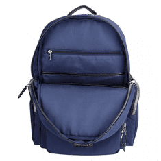 BESTLIFE Jade (BB-3520BU) poslovni vodoodporni nahrbtnik z oblazinjenimi predali za tablice in prenosnike do 14,1” modra