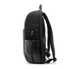BESTLIFE Calpe 2.0 Travelsafe (BB-3538) USB ergo potovalni nahrbtnik za prenosnik z oblazinjenimi predali do 15,6” črn anti-theft