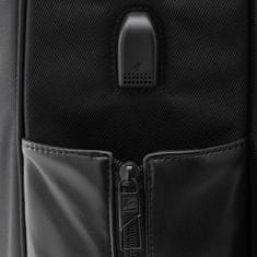 BESTLIFE Calpe 2.0 Travelsafe (BB-3538) USB ergo potovalni nahrbtnik za prenosnik z oblazinjenimi predali do 15,6” črn anti-theft