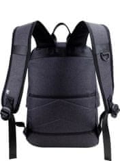 BESTLIFE Devon Urban (BB-3528) šolski nahrbtnik z oblazinjenim predalom za prenosni računalnik do 15,6” siv