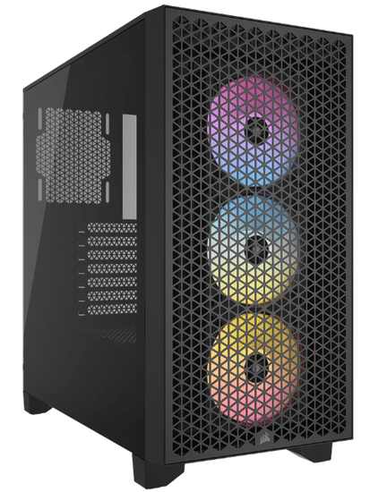 Corsair 3000D Airflow ohišje, RGB, črno (CC-9011255-WW)