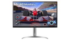 LG 32UQ750P-W monitor, 80 cm, 4K UHD, VA, siv (32UQ750P-W.AEU)