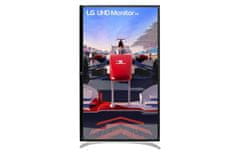 LG 32UQ750P-W monitor, 80 cm, 4K UHD, VA, siv (32UQ750P-W.AEU)